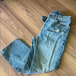 Classic Blue Straight Leg Jeans